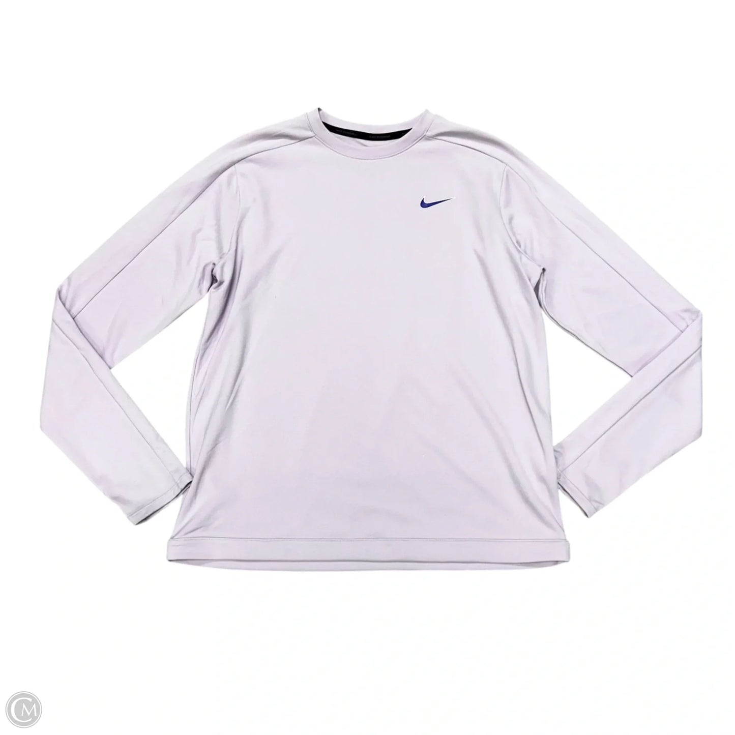 Athletic Top Long Sleeve Crewneck By Nike Apparel In Purple, Size: L