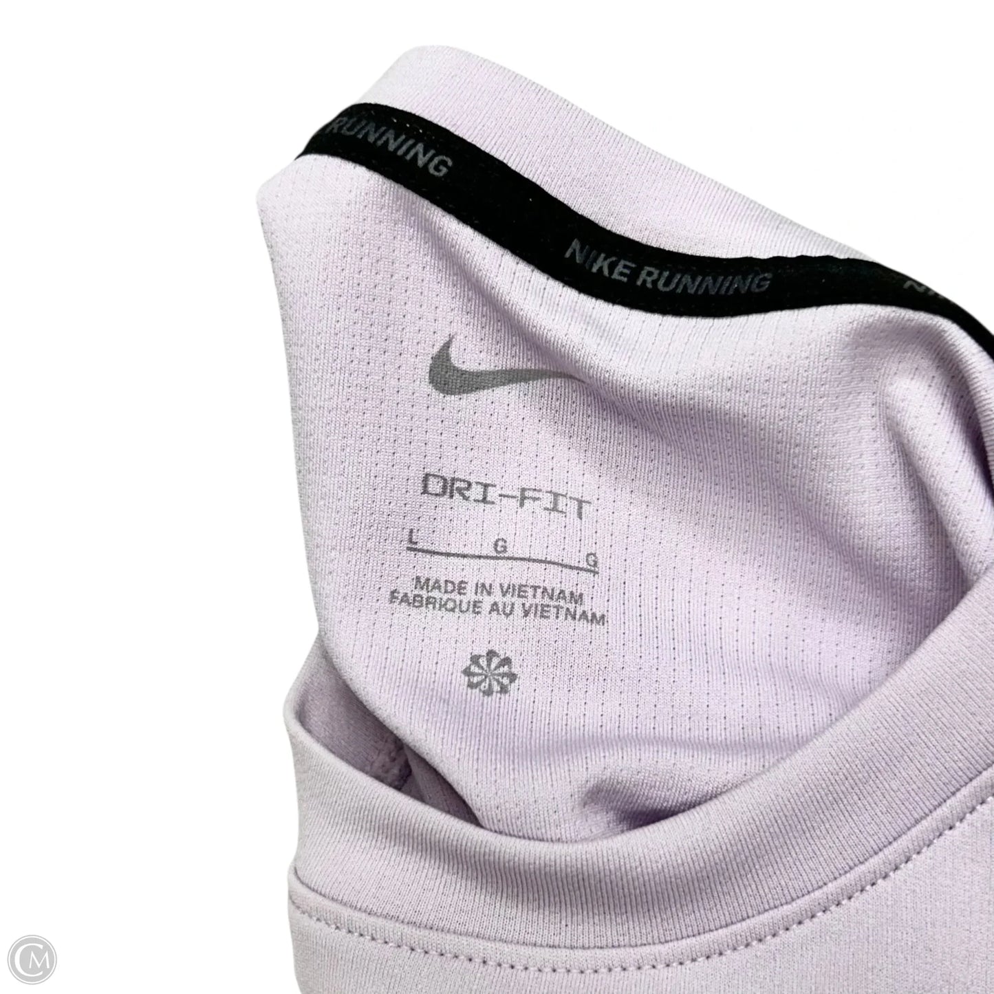 Athletic Top Long Sleeve Crewneck By Nike Apparel In Purple, Size: L