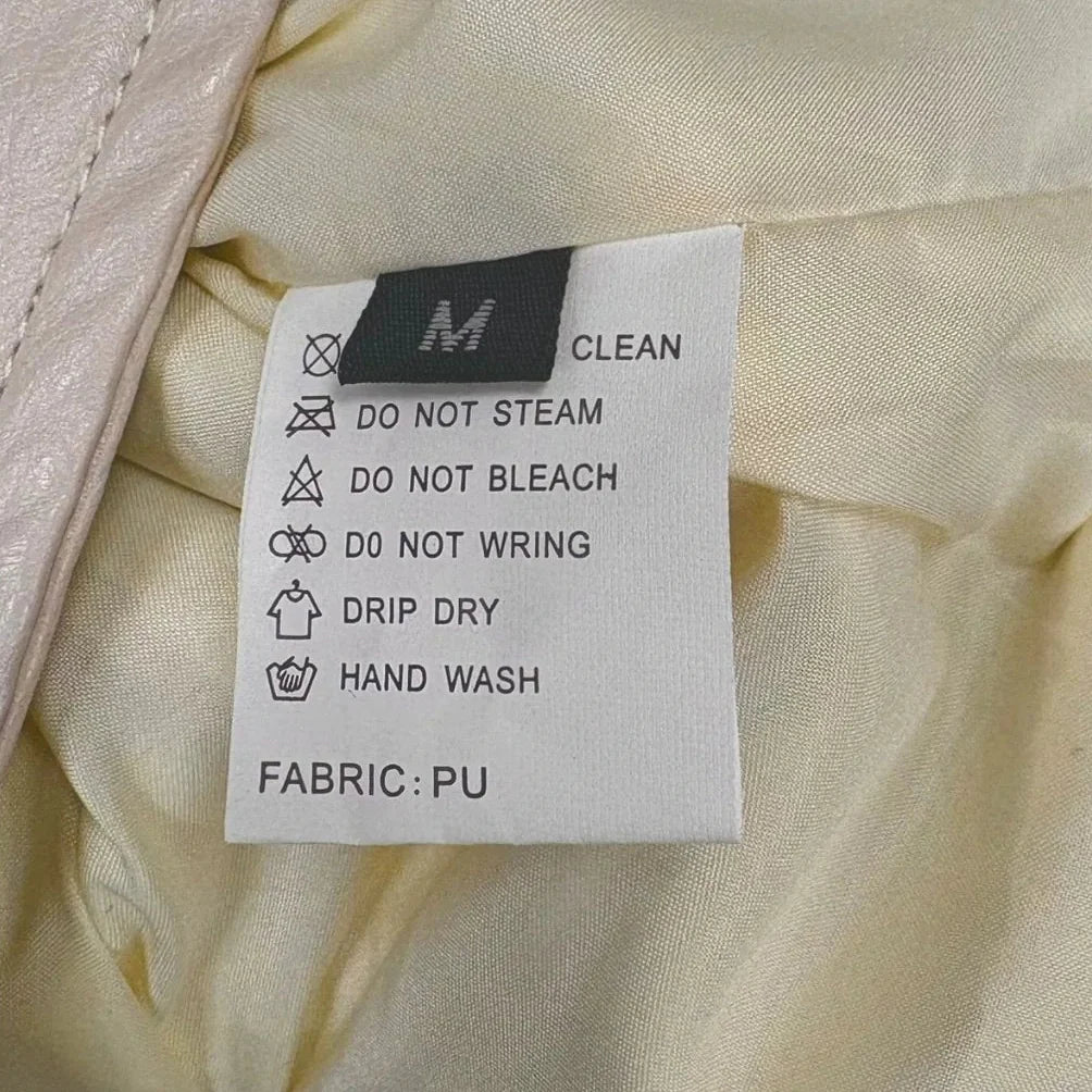 Jacket Moto By Ly Varey Lin In Pink, Size: M