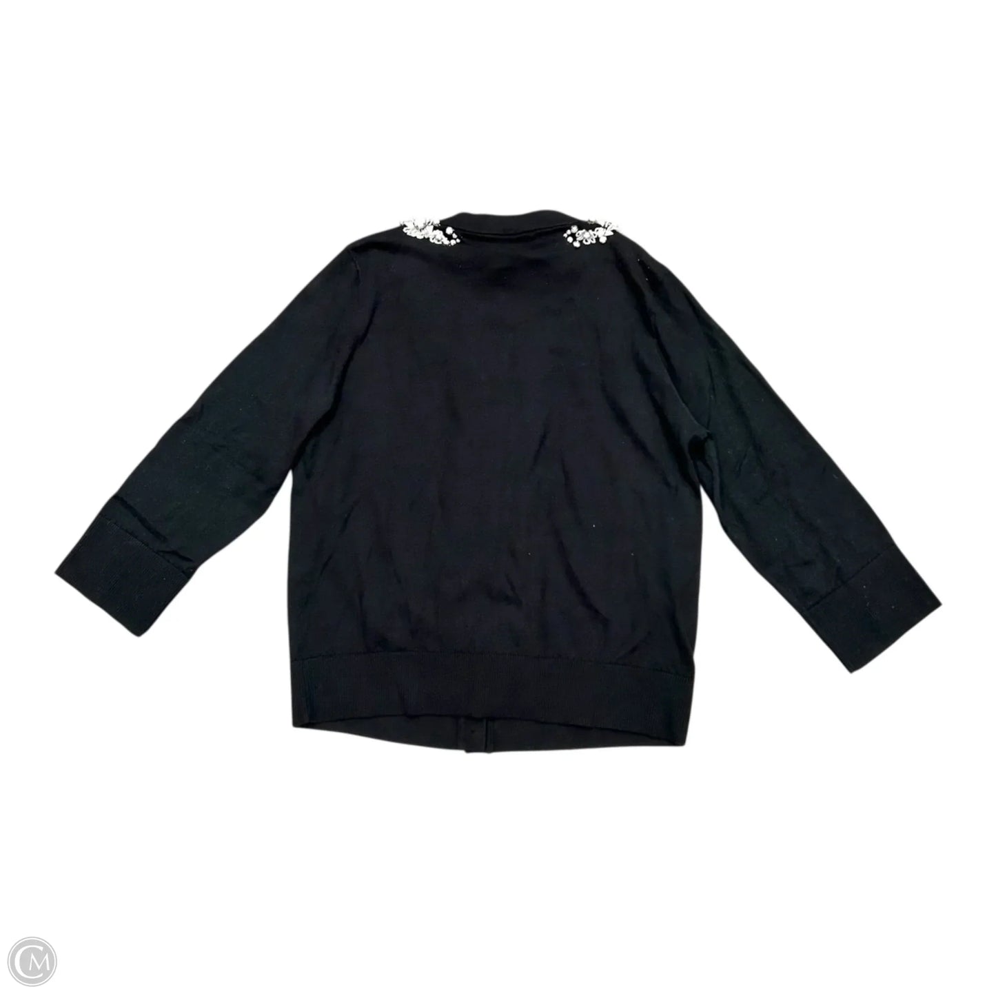 Cardigan Designer By Kate Spade In Black, Size: M