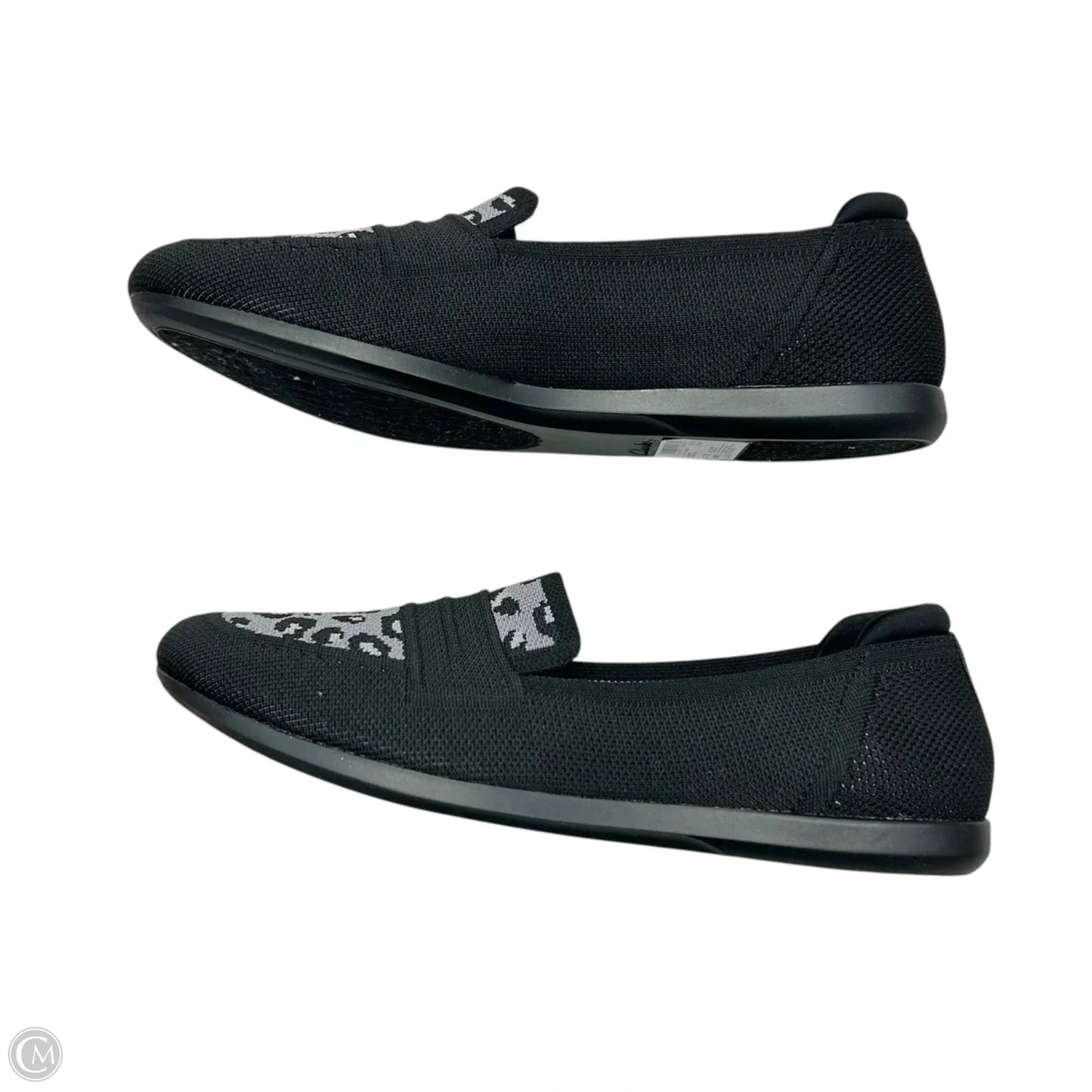 Shoes Flats By Clarks In Black, Size: 8