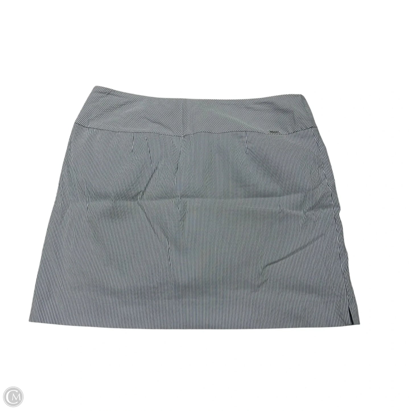 Skirt Midi By Sc & Co In Blue & White, Size: Xxl