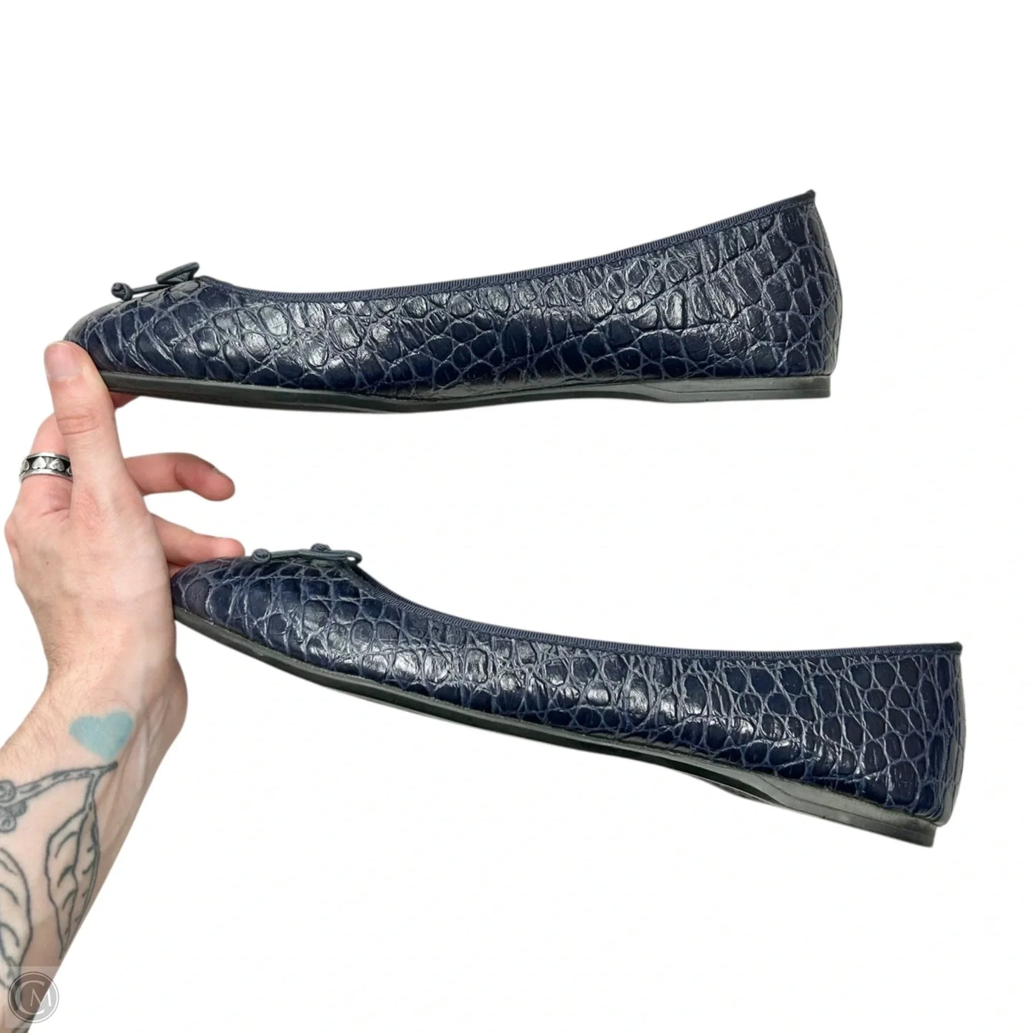 Shoes Flats By Talbots In Blue, Size: 10