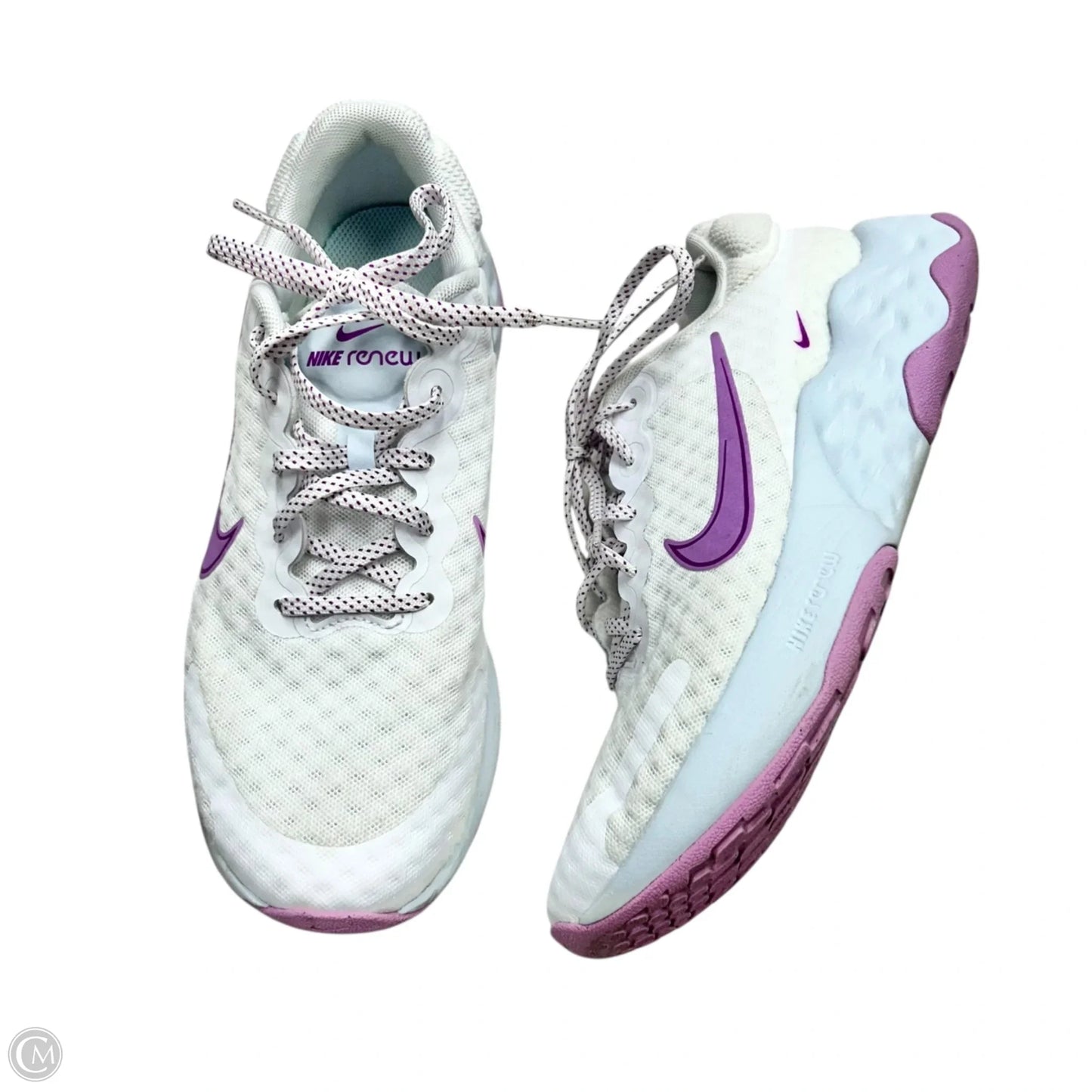 Shoes Sneakers By Nike In Purple & White, Size: 8