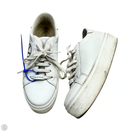 Shoes Designer By Valentino-mario In White, Size: 9.5