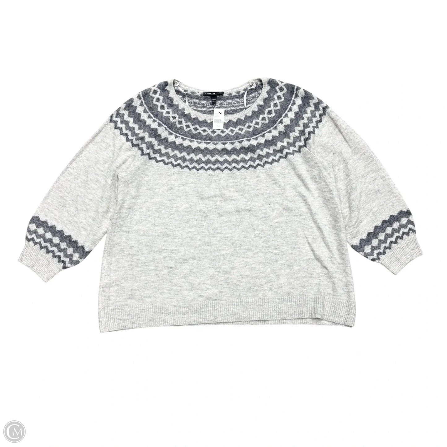 Sweater By Lane Bryant In Grey, Size: Xl