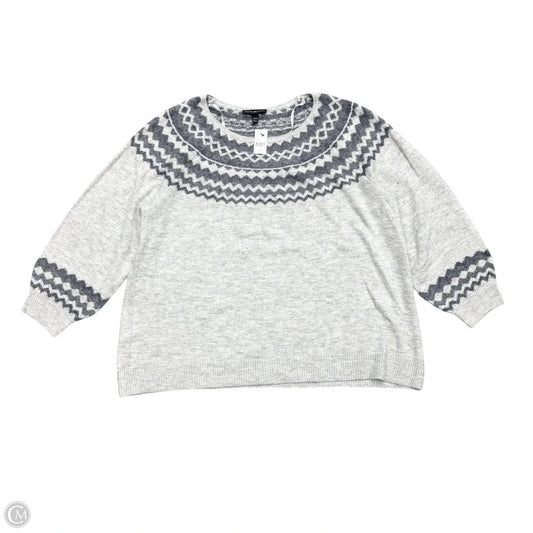 Sweater By Lane Bryant In Grey, Size: Xl