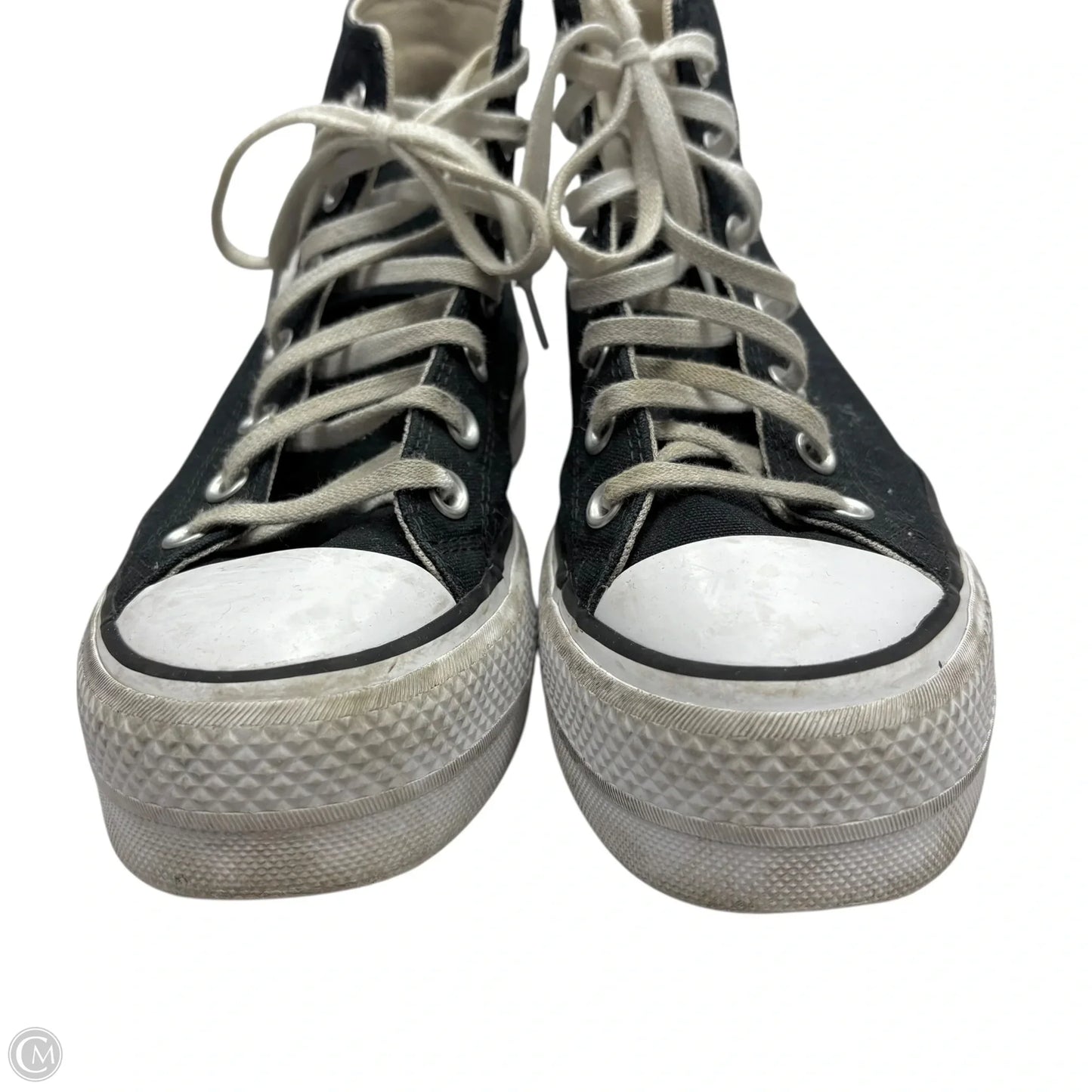 Shoes Sneakers Platform By Converse In Black & White, Size: 7