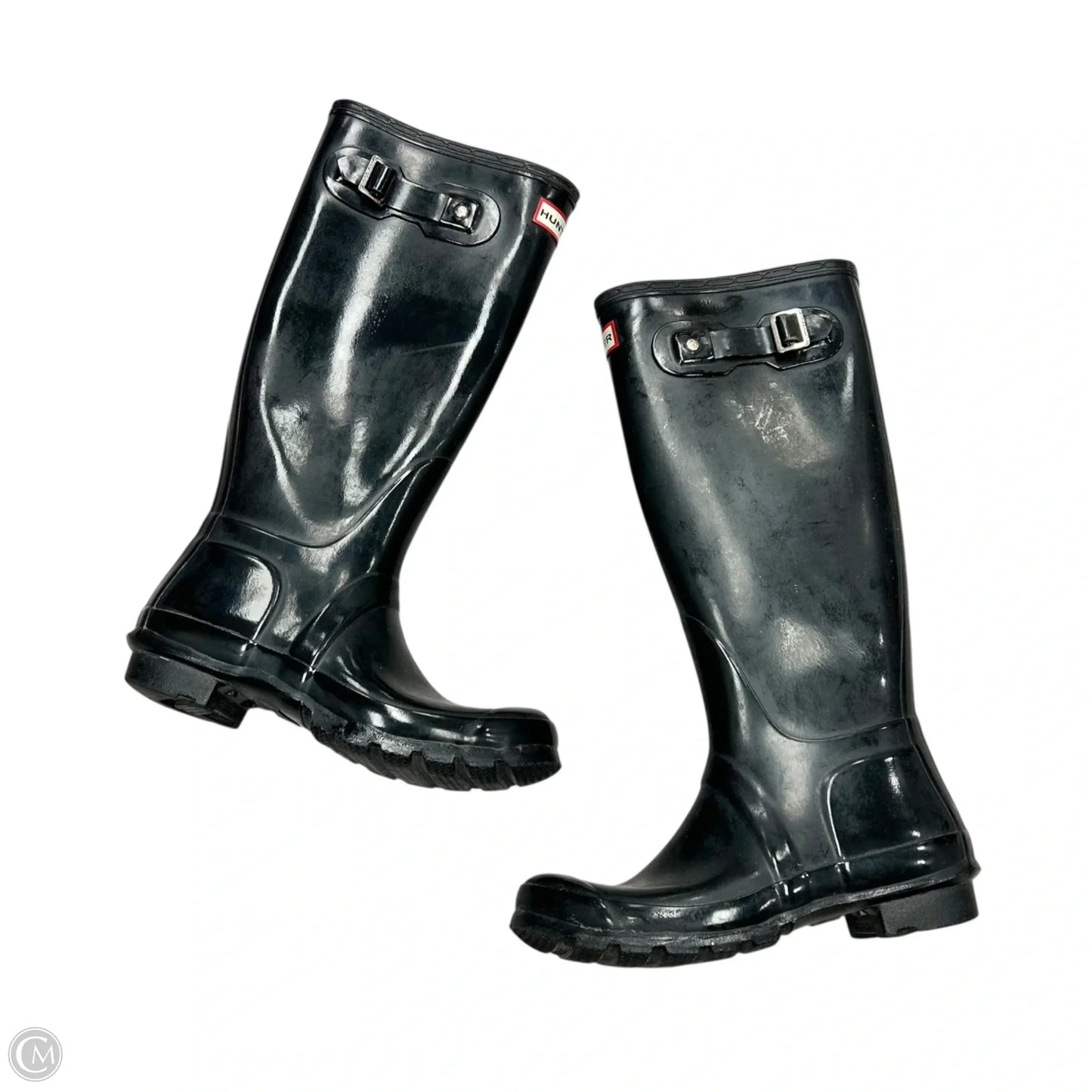Boots Rain By Hunter In Black, Size: 7