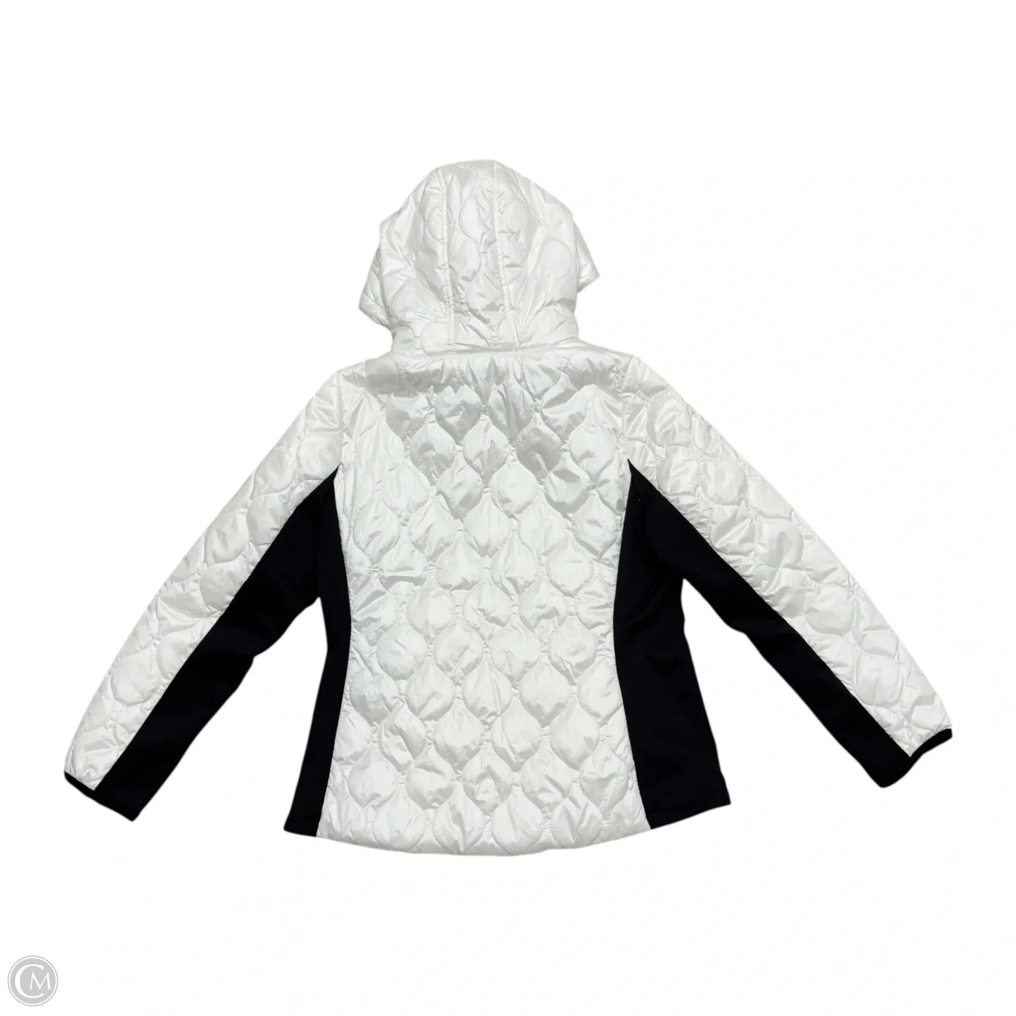 Jacket Puffer & Quilted By Calvin Klein In White, Size: L