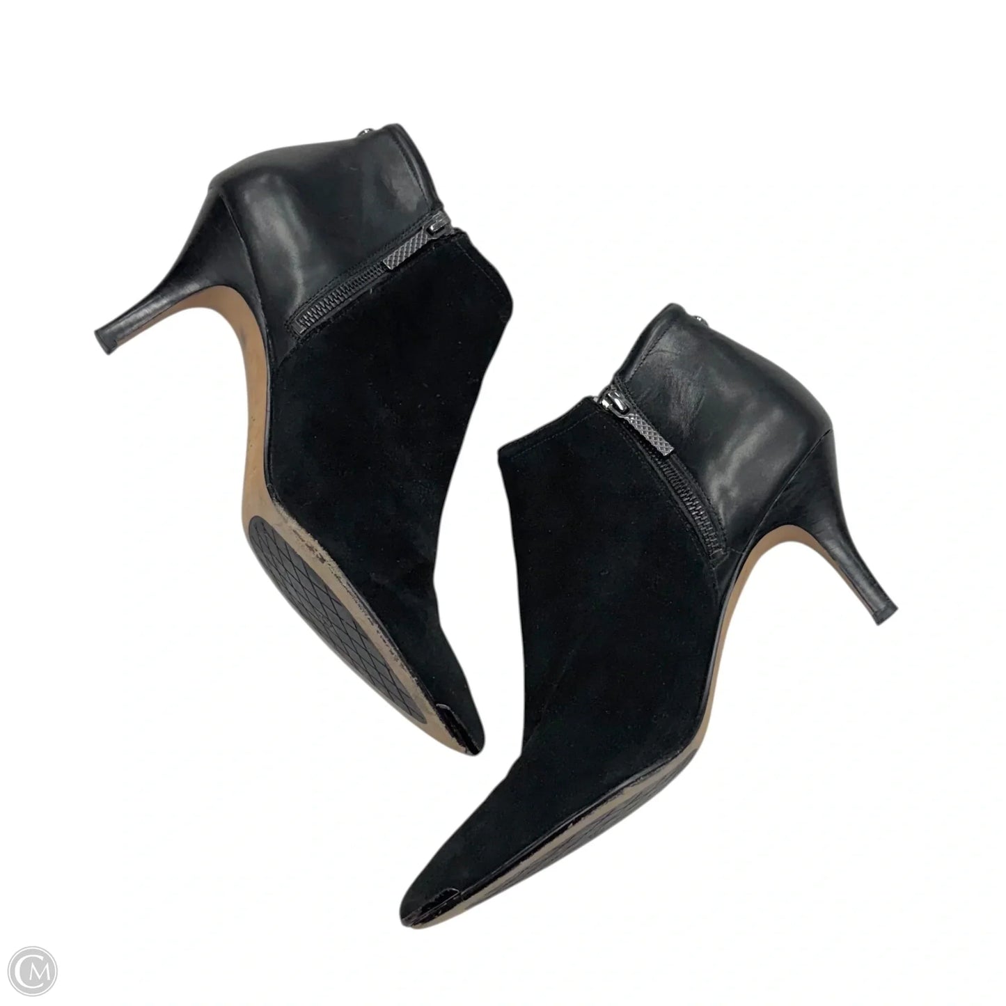 Boots Ankle Heels By Donald Pliner In Black, Size: 11