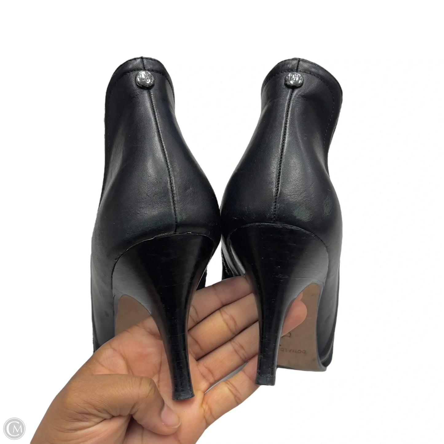 Boots Ankle Heels By Donald Pliner In Black, Size: 11