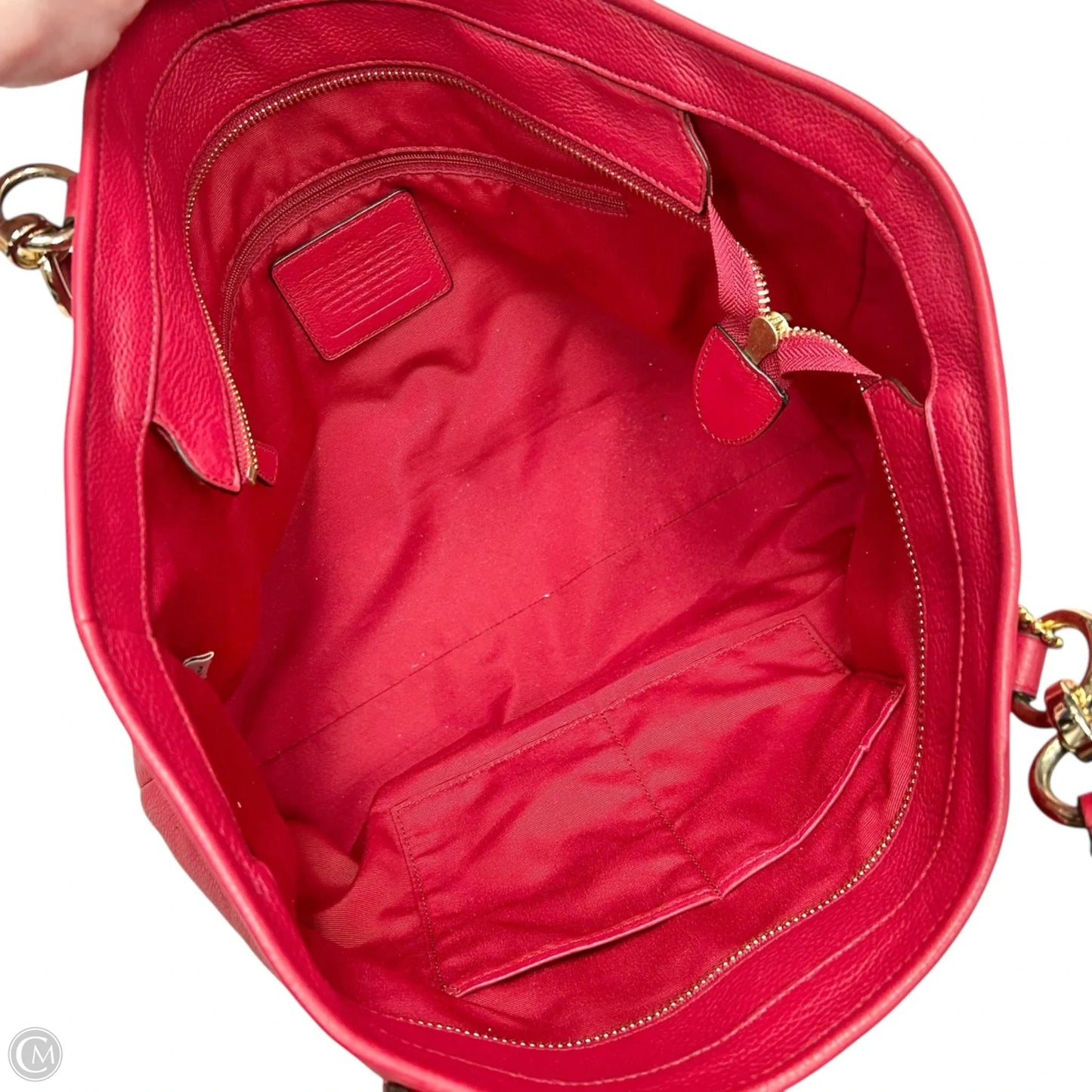 Handbag Designer By Coach, Size: Large