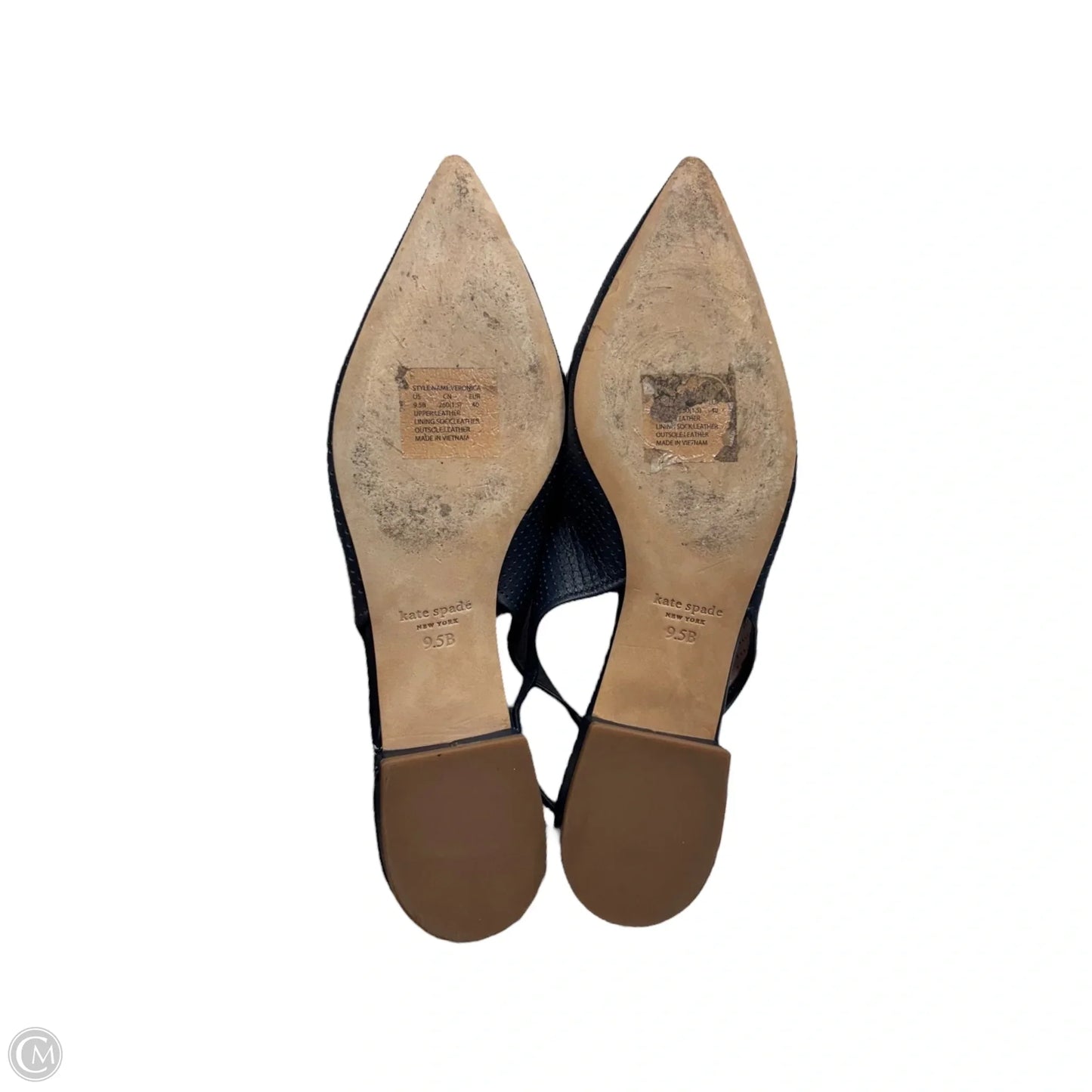 Shoes Designer By Kate Spade In Navy, Size: 9.5