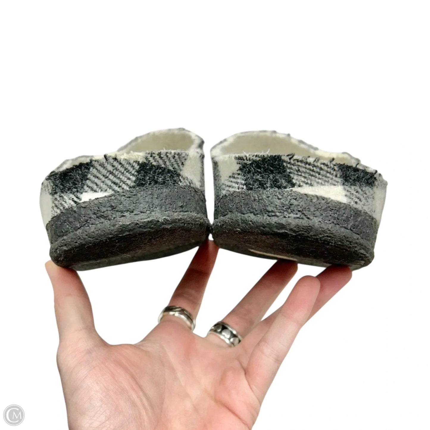 Slippers By Birkenstock In Plaid Pattern, Size: 7.5