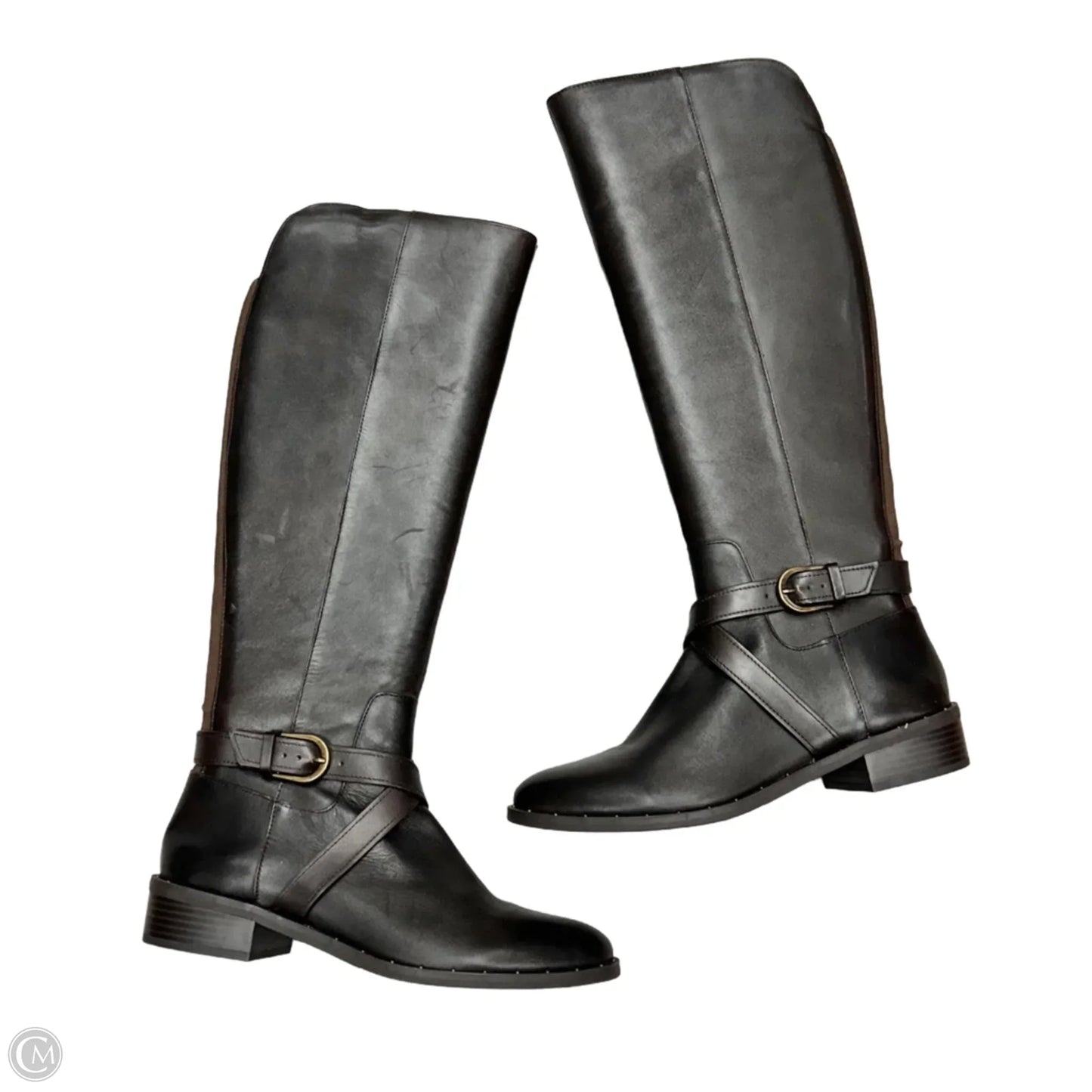 Boots Knee Flats By International Concepts In Brown, Size: 10