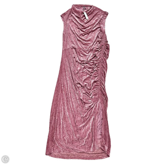 Dress Party Long By Anthropologie In Mauve, Size: 3x