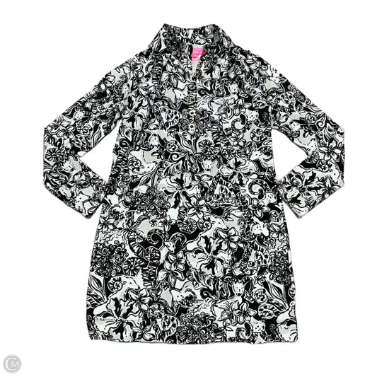 Dress Designer By Lilly Pulitzer In Black & White, Size: M