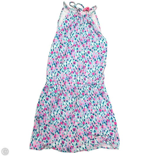 Romper Designer By Lilly Pulitzer In Blue & Pink, Size: Xs