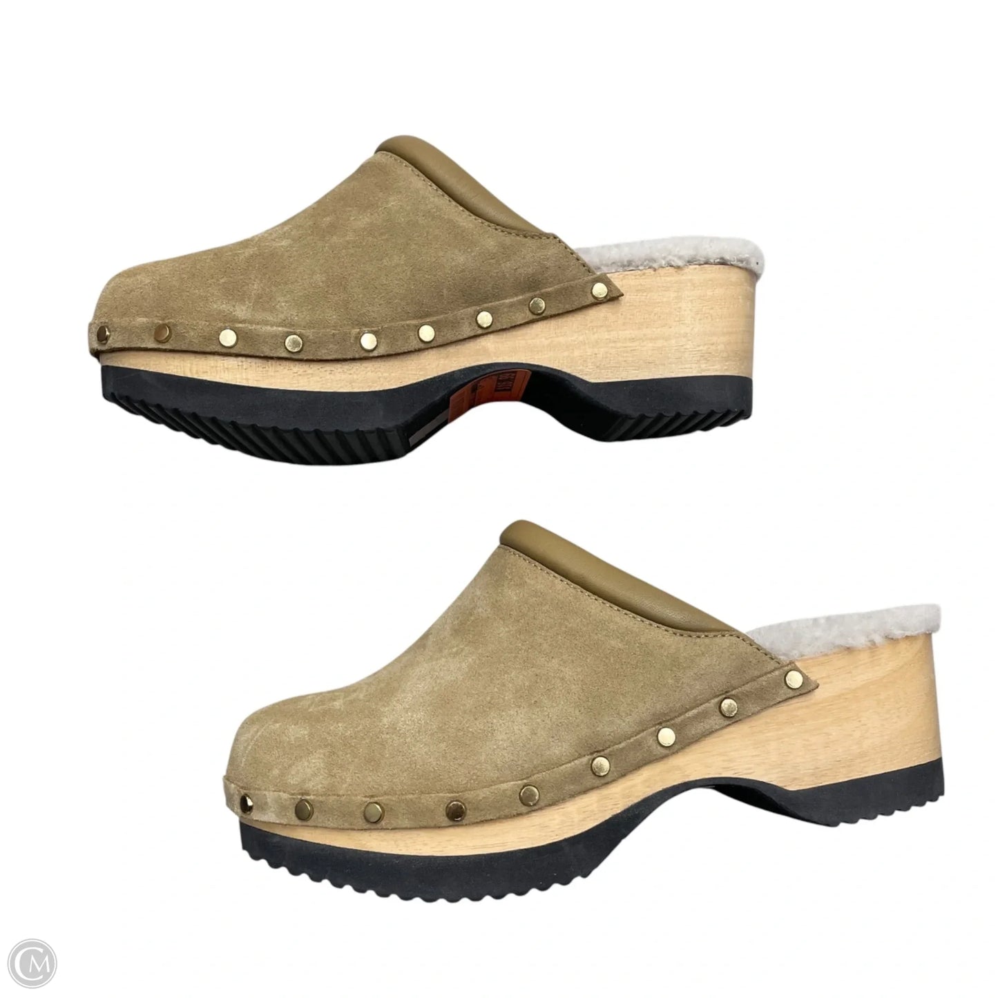 Shoes Heels Block By M. Gemi In Tan, Size: 7