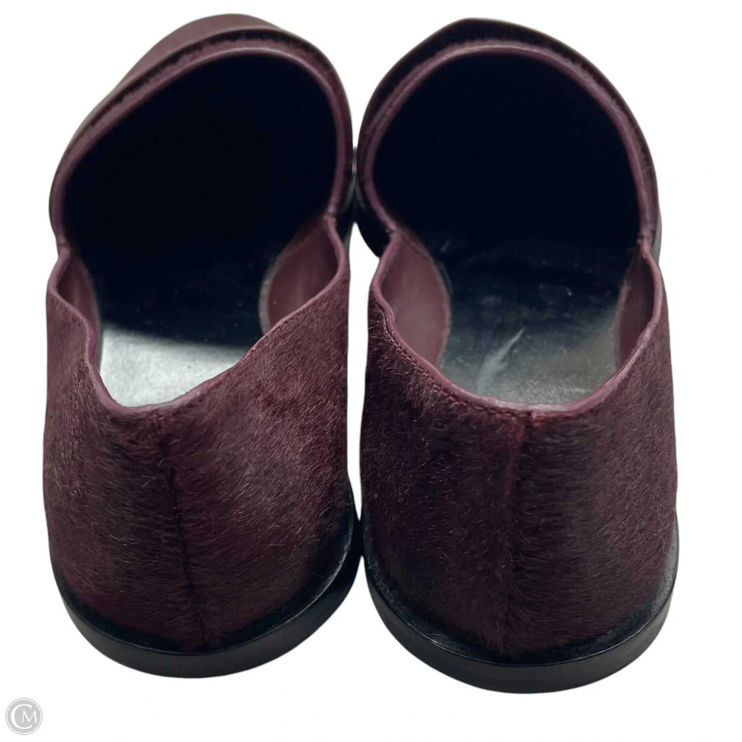 Shoes Flats By Vince In Maroon, Size: 7