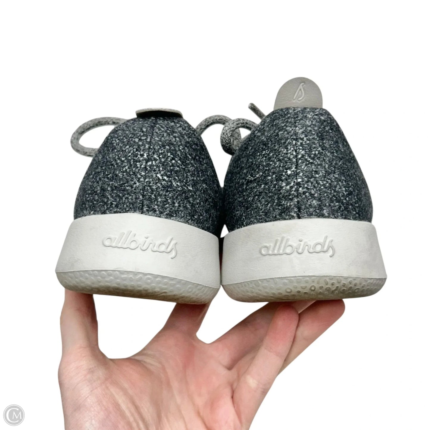 Shoes Sneakers By Allbirds In Grey & White, Size: 6