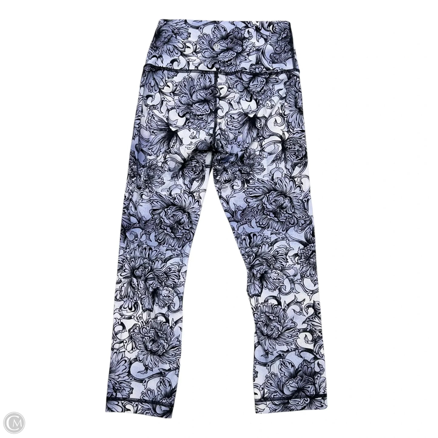 Athletic Leggings Capris By Lululemon In Floral Print, Size: 4