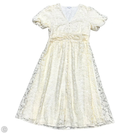 Dress Casual Maxi By Baltic Born In Ivory, Size: 2x