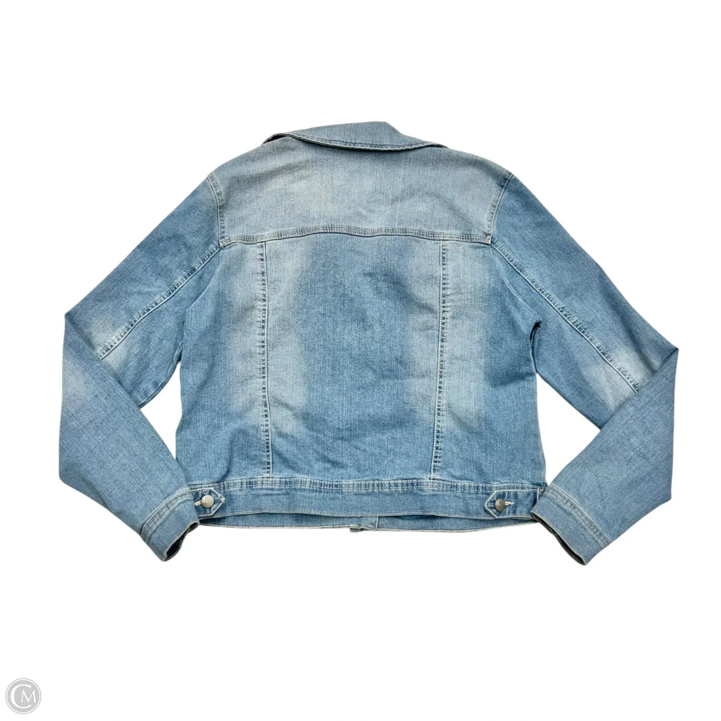Jacket Denim By D Jeans In Blue, Size: L