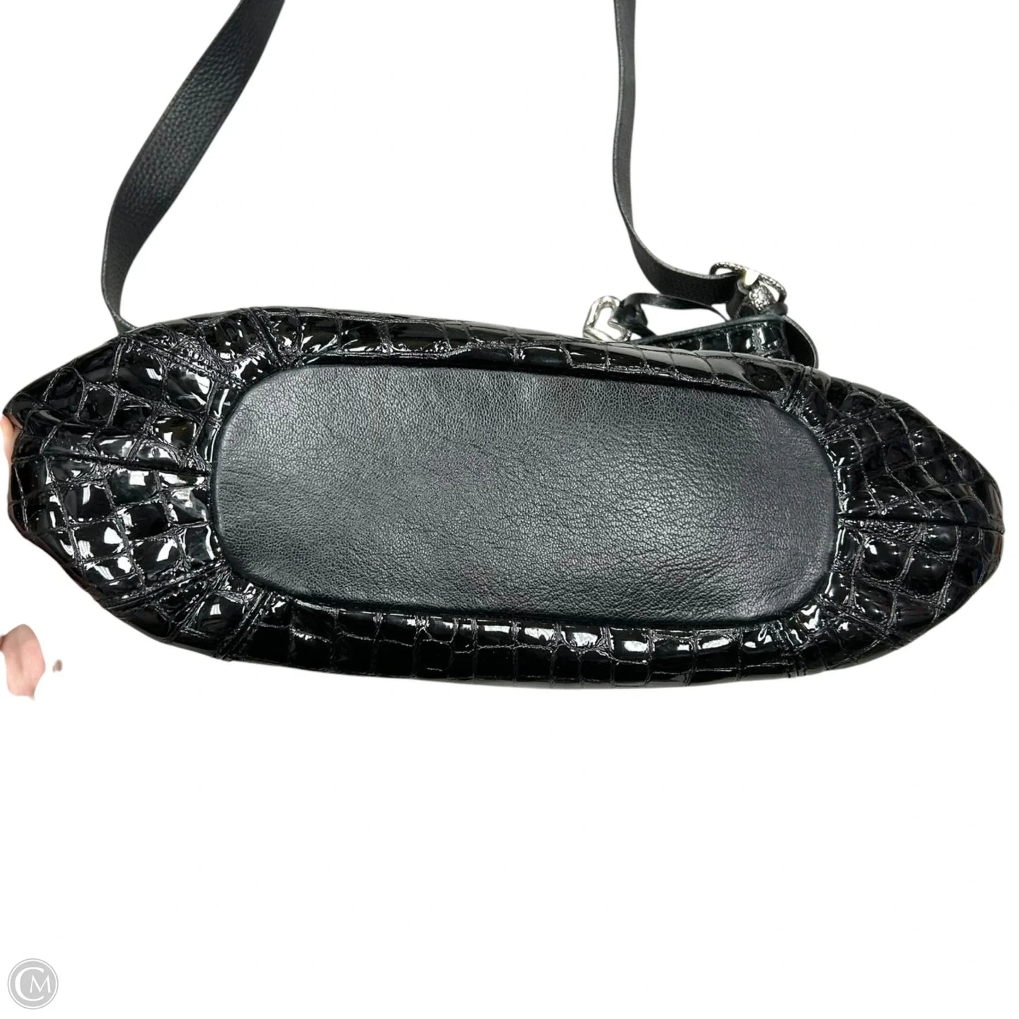Handbag Leather By Brighton, Size: Large
