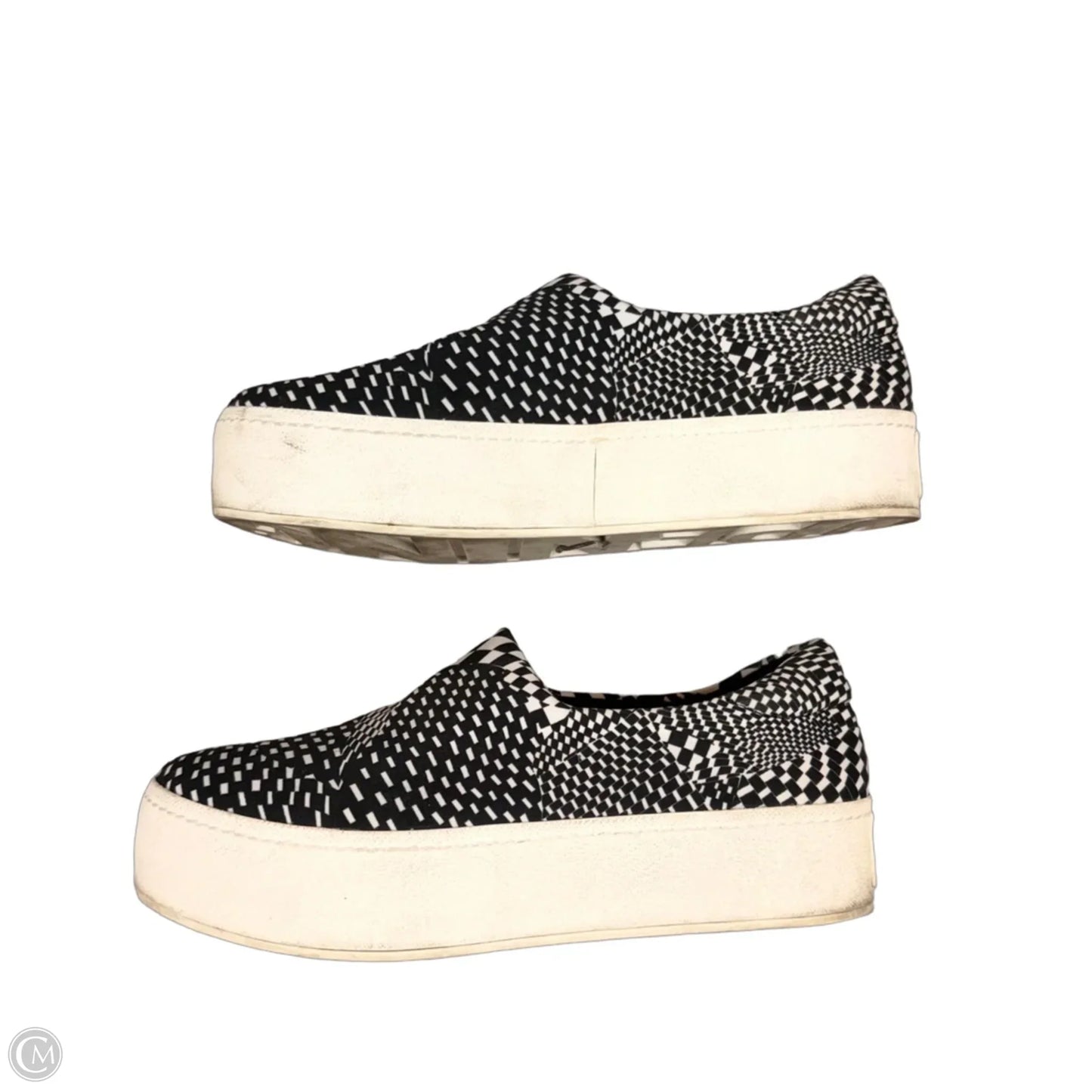 Shoes Flats By Opening Ceremony In Black & White, Size: 7.5