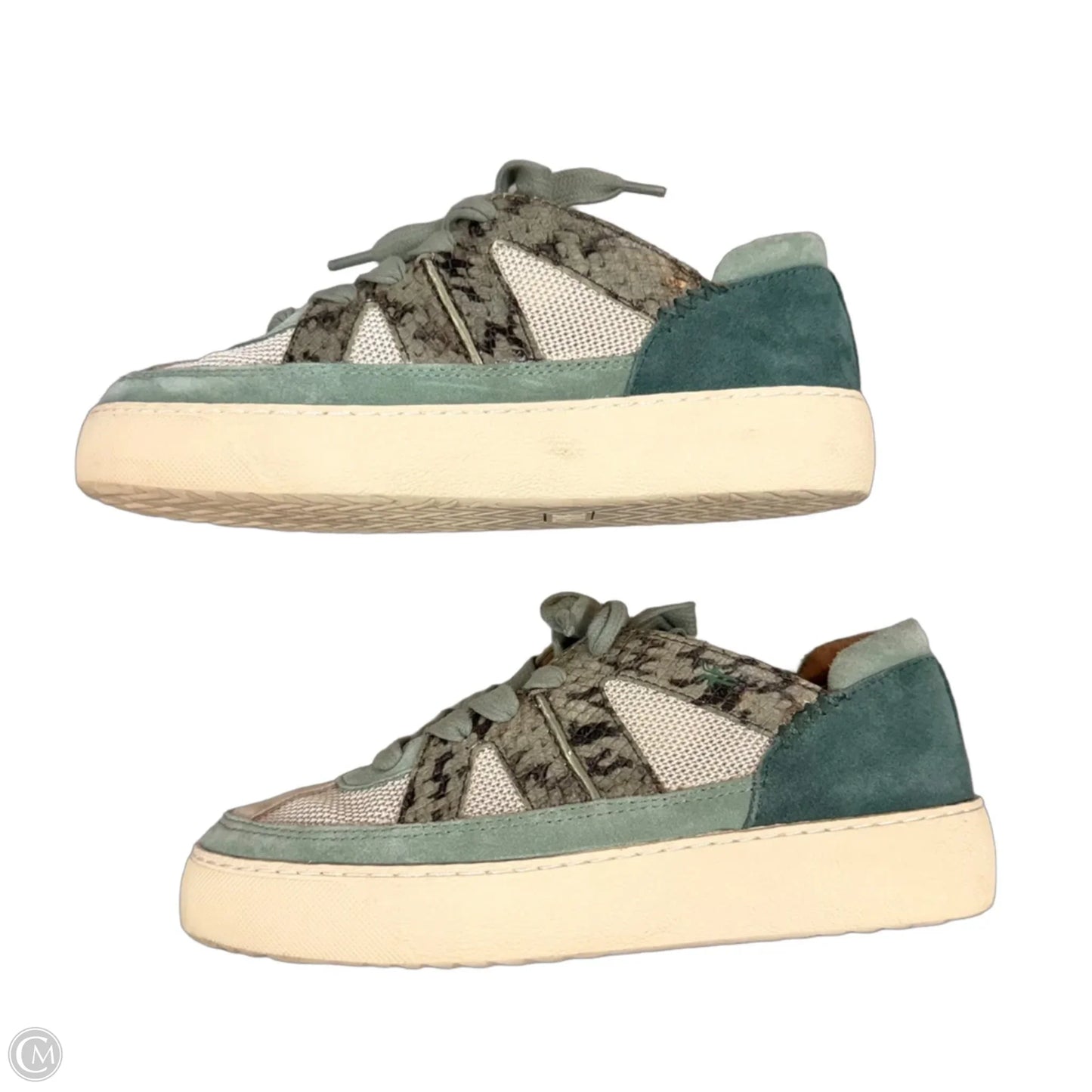 Shoes Designer By Frye In Teal, Size: 6.5