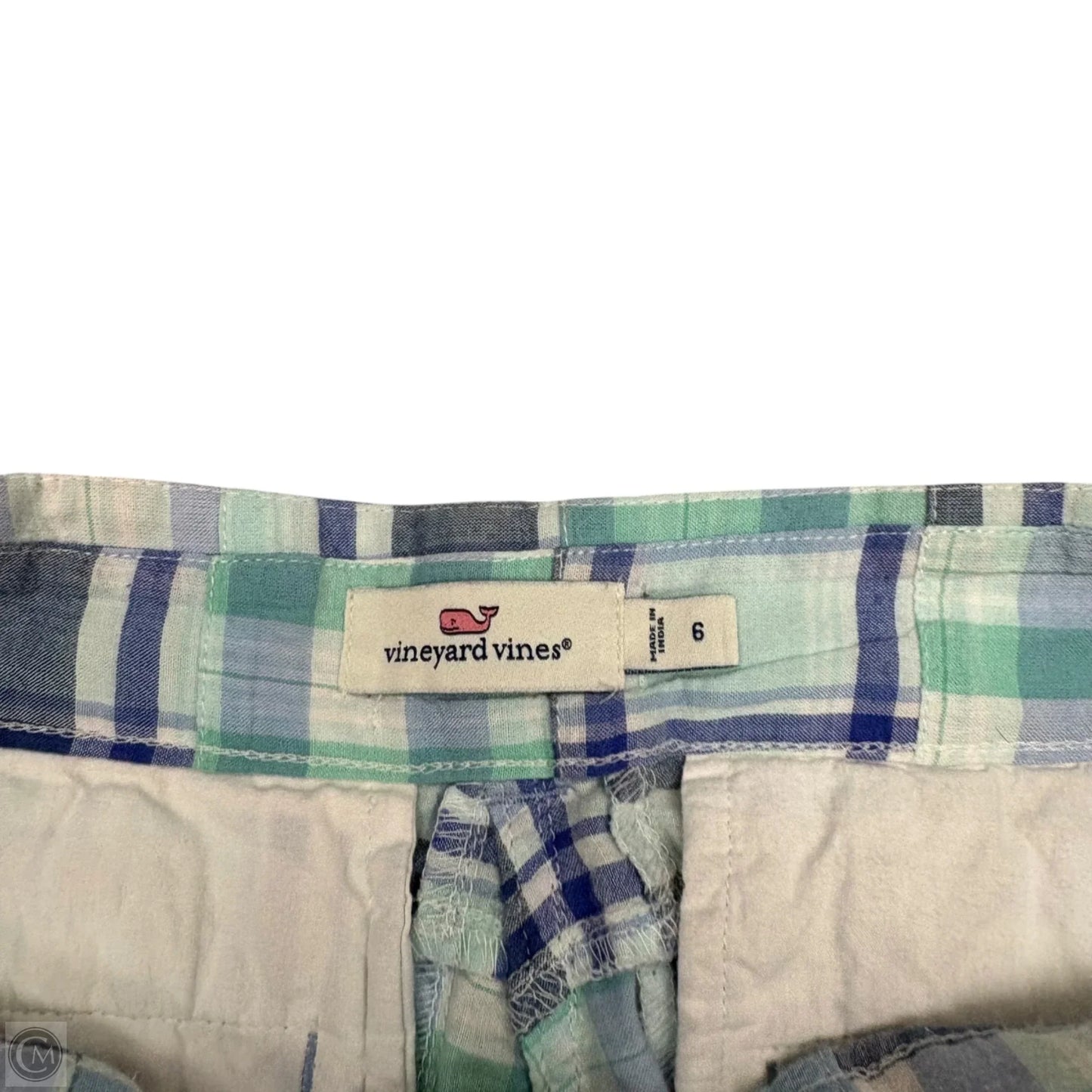 Shorts By Vineyard Vines In Blue & Green, Size: 6