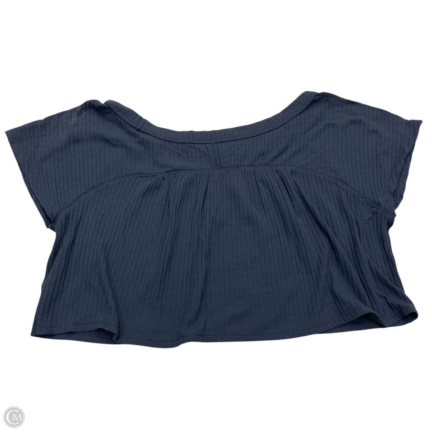 Top Short Sleeve By Free People In Navy, Size: L