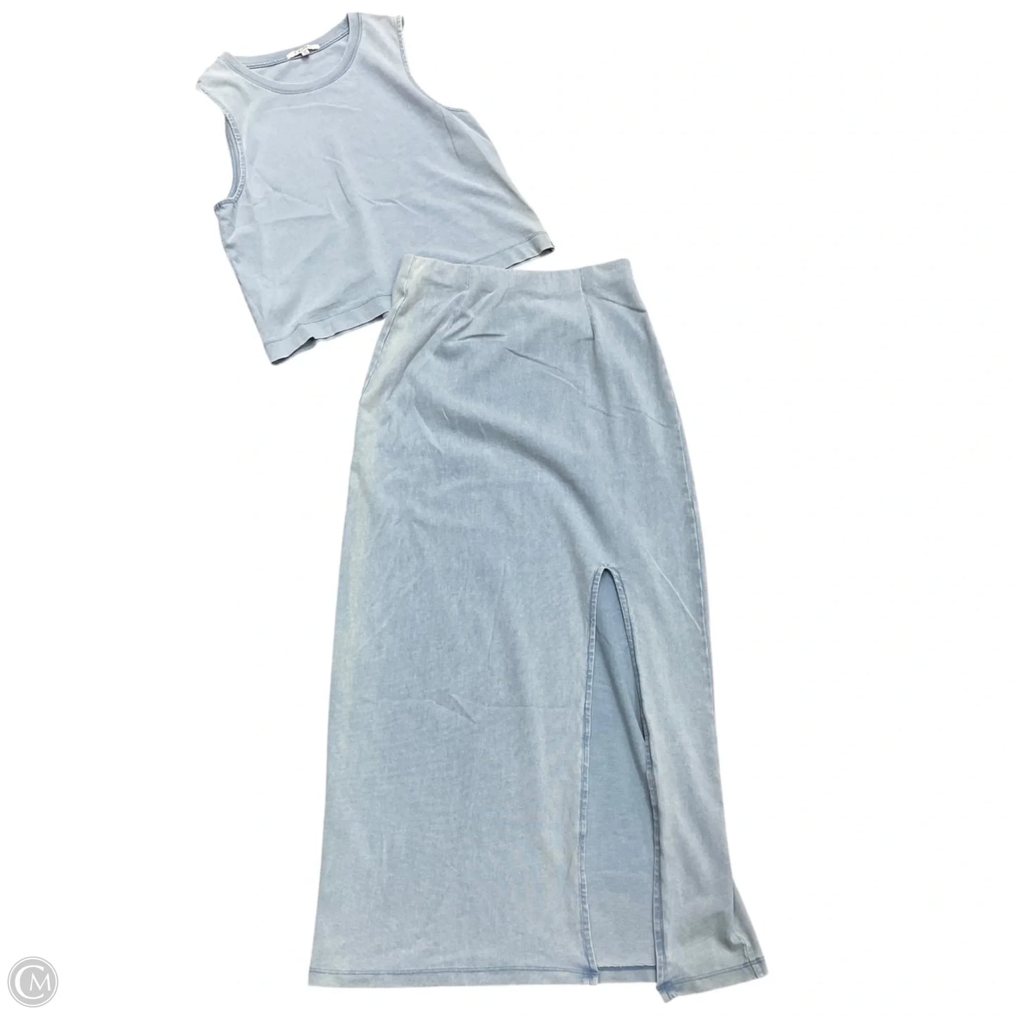 Skirt Set 2pc By Z Supply In Blue, Size: Xs