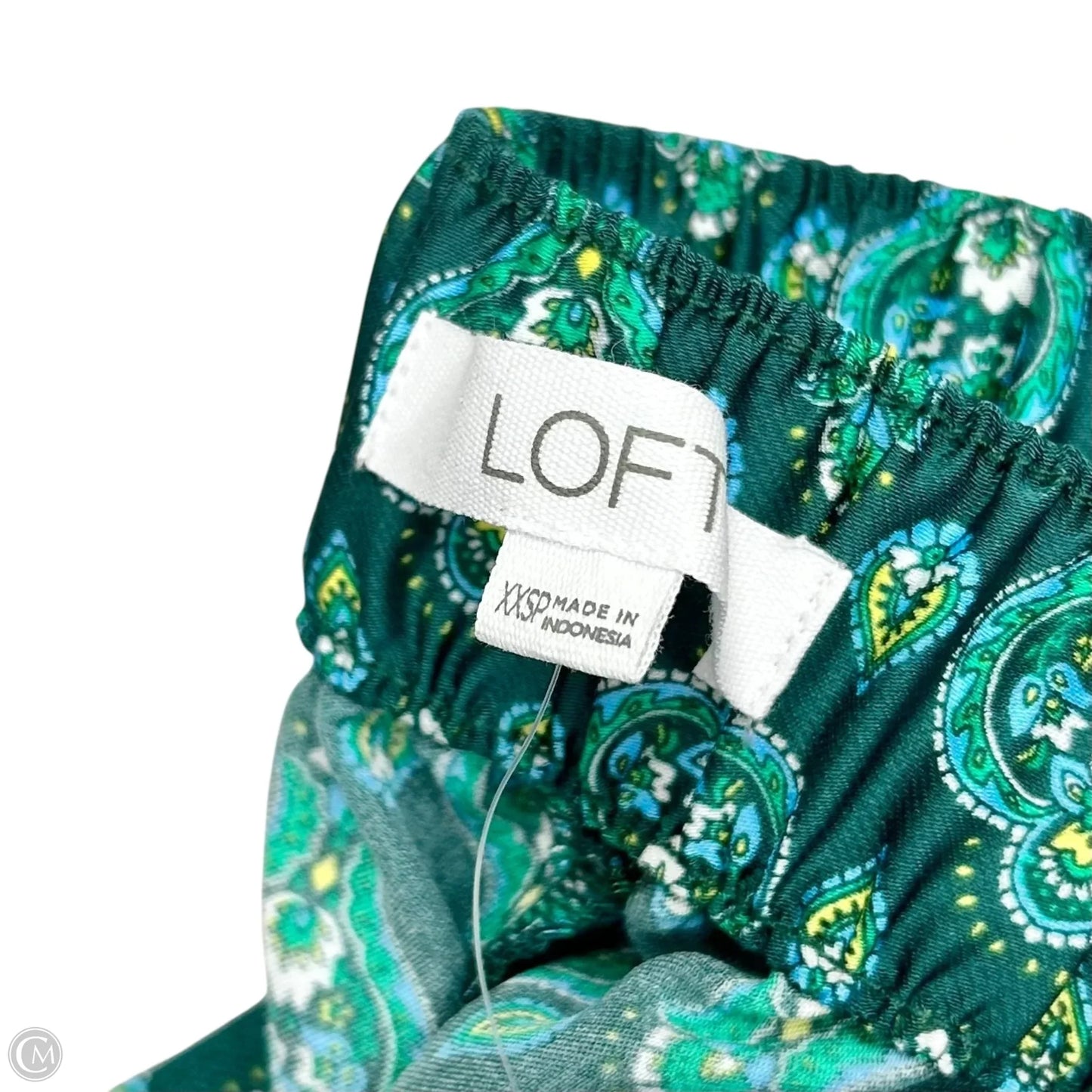 Pants Wide Leg By Loft In Blue & Green, Size: Xxsp