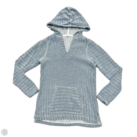 Sweatshirt Hoodie By Faherty In Blue, Size: S