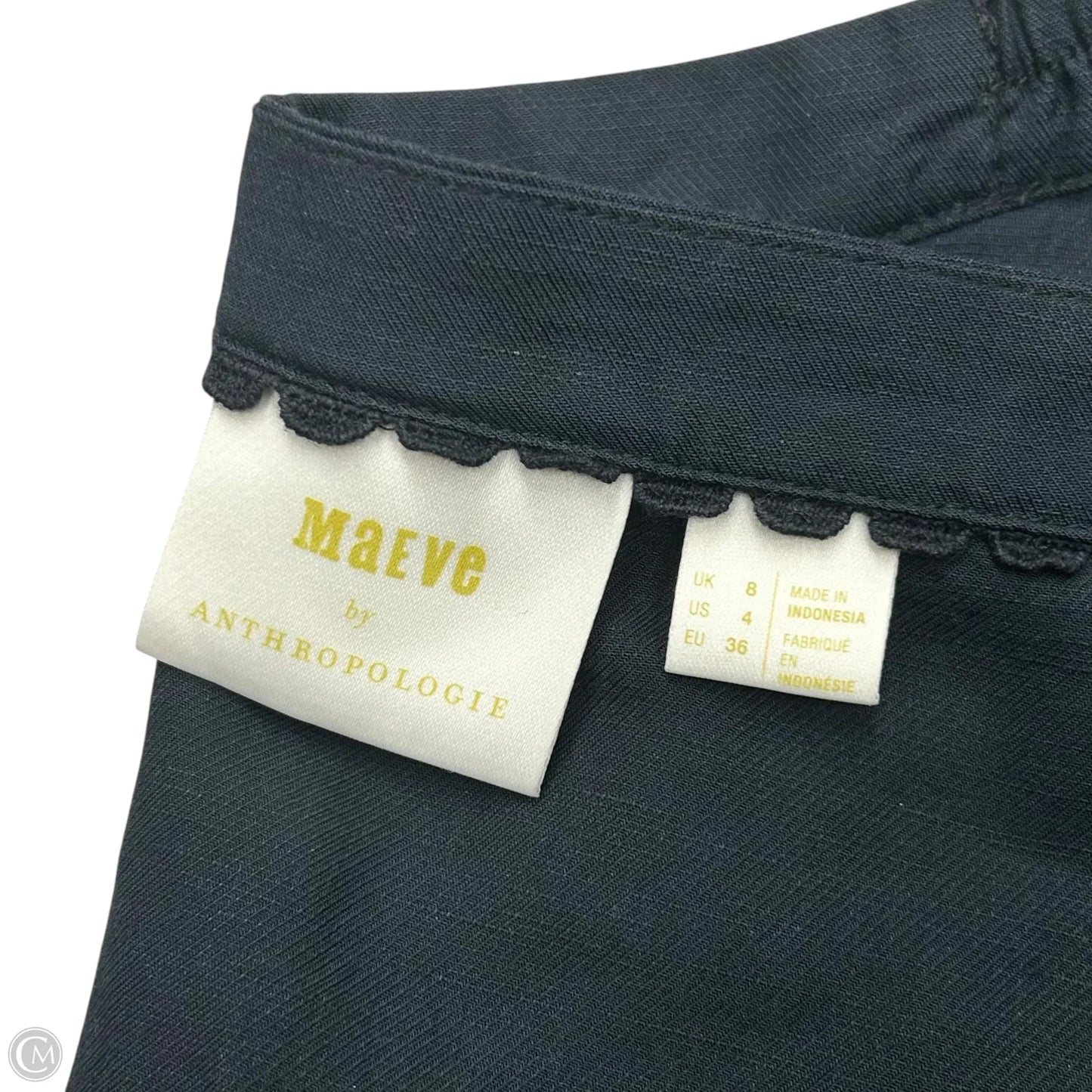 Top 3/4 Sleeve By Maeve In Black, Size: S