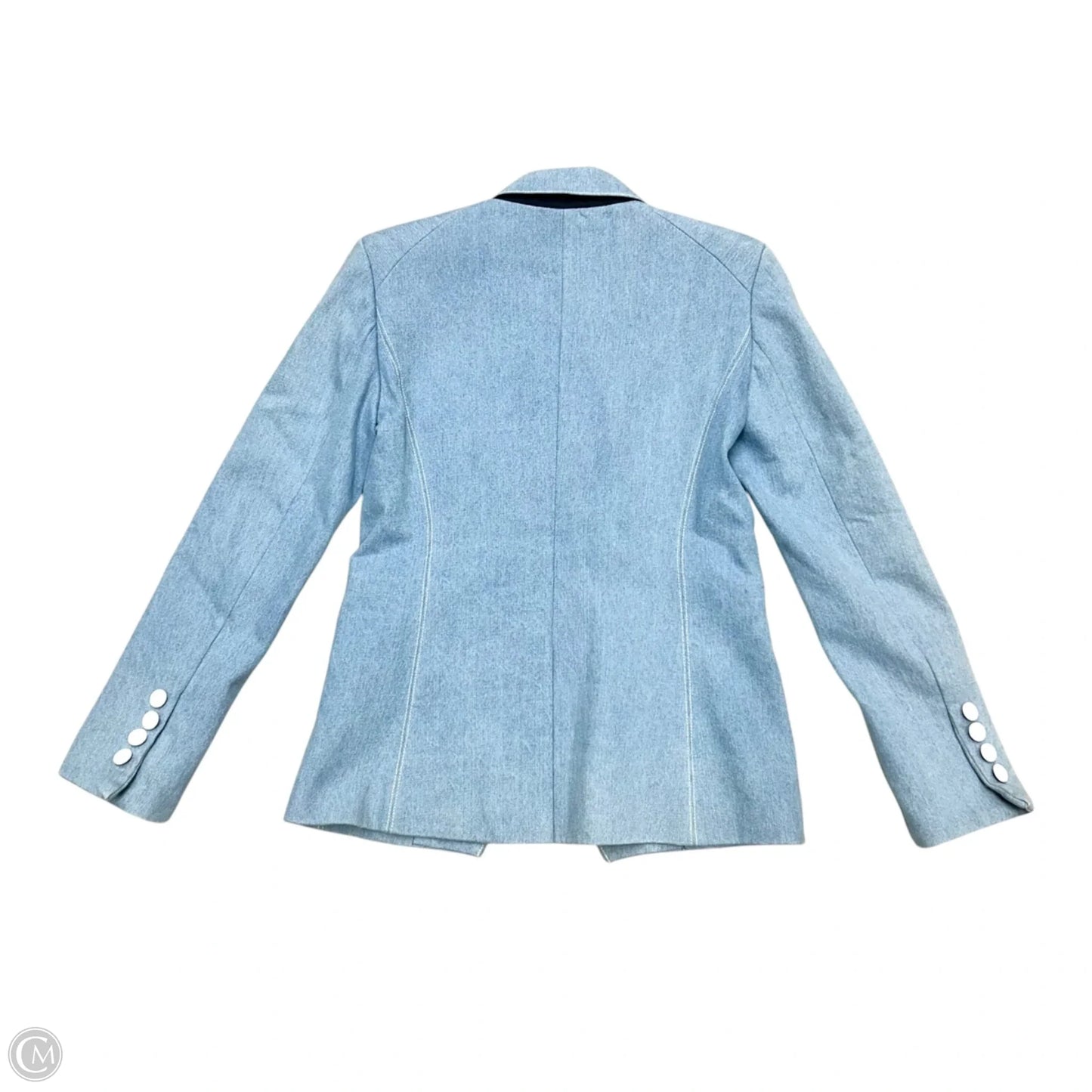 Blazer By Anthropologie In Blue Denim, Size: Xs