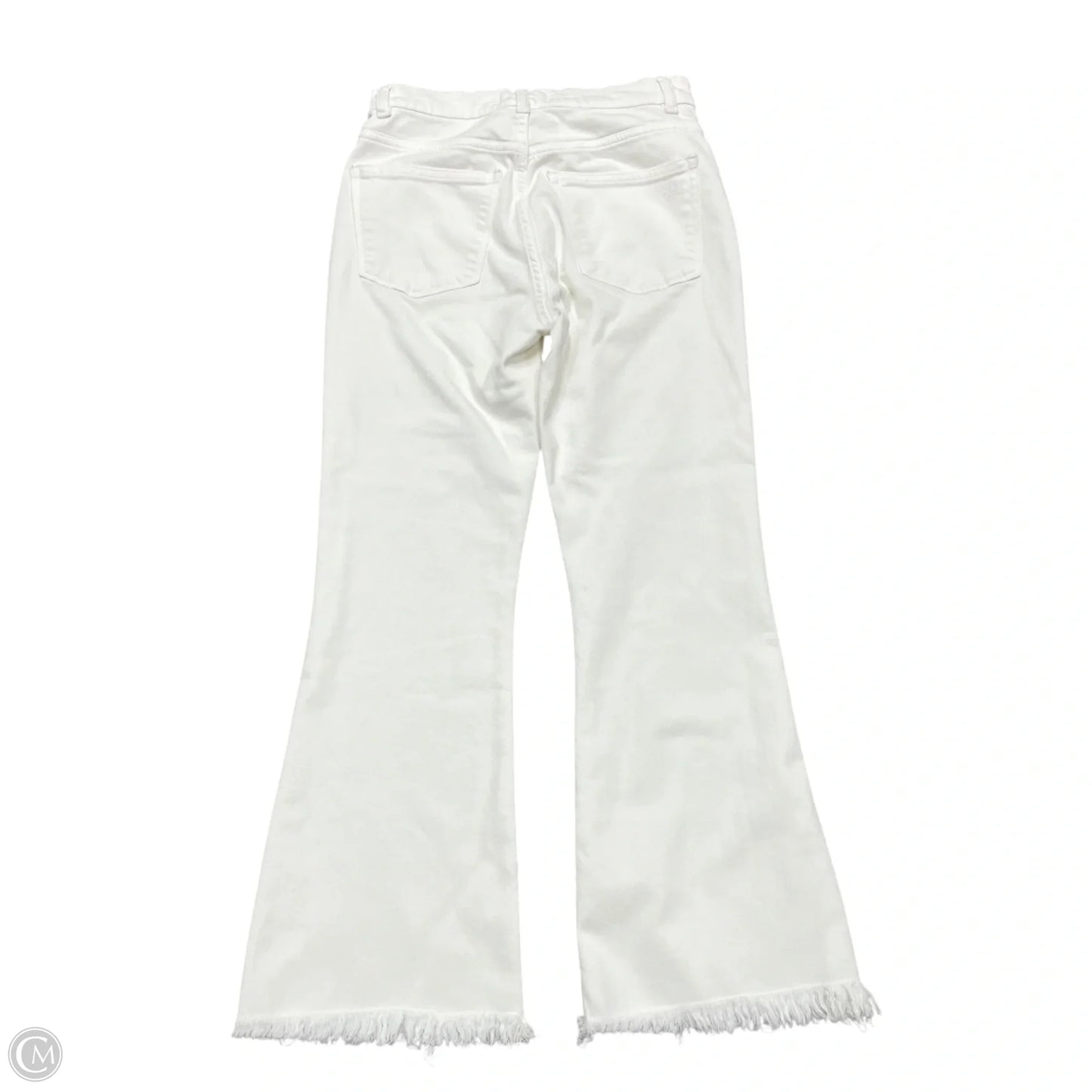 Jeans Cropped By Dl1961 In White Denim, Size: 2