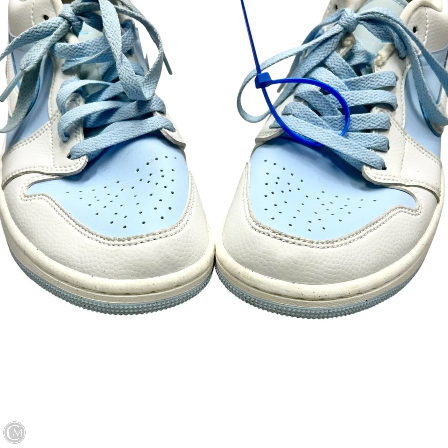 Shoes Luxury Designer By Jordan In Blue & White, Size: 9