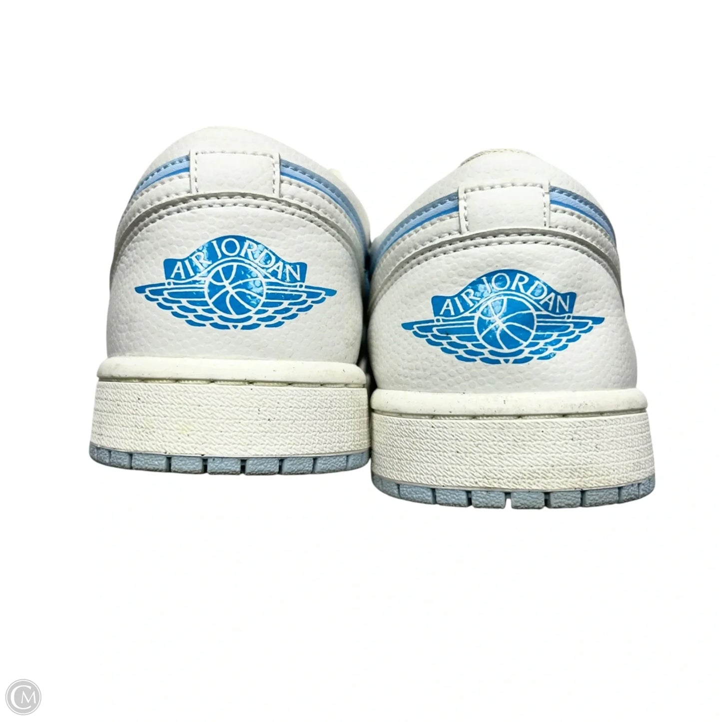 Shoes Luxury Designer By Jordan In Blue & White, Size: 9