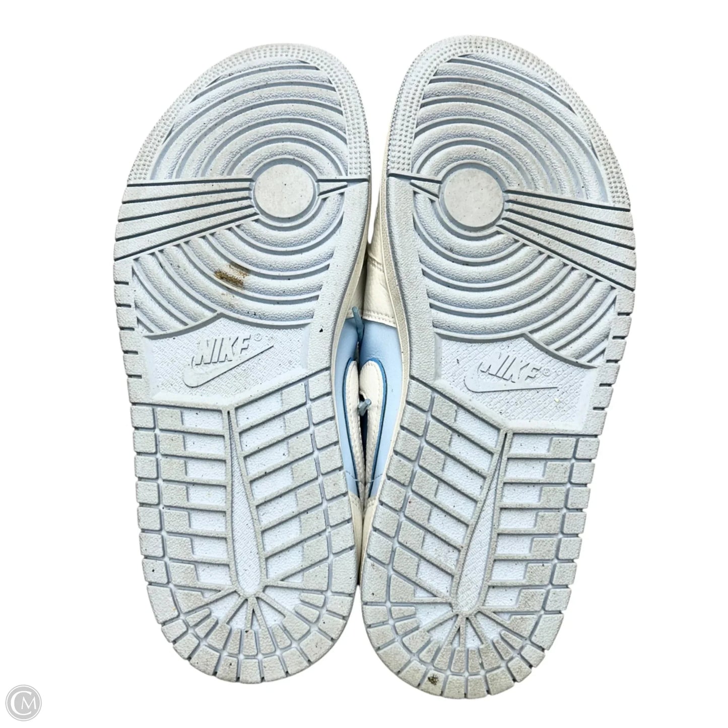 Shoes Luxury Designer By Jordan In Blue & White, Size: 9
