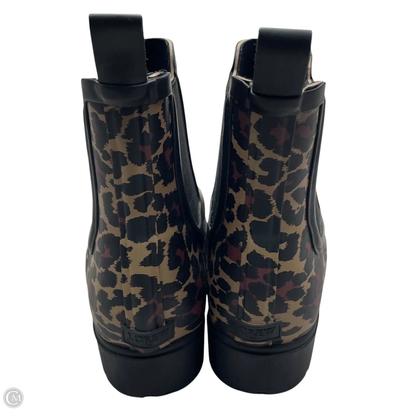 Boots Rain By J. Crew In Animal Print, Size: 8