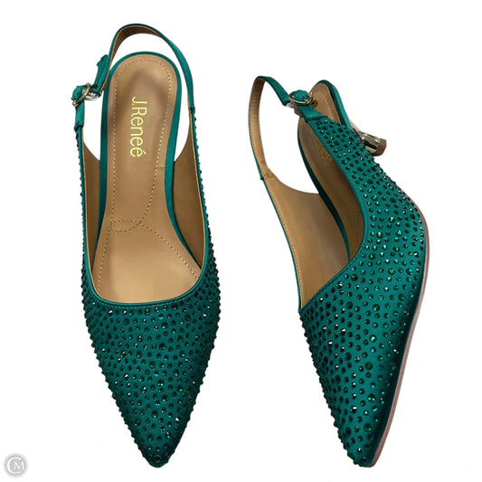 Shoes Heels Kitten By J Renee In Green, Size: 9