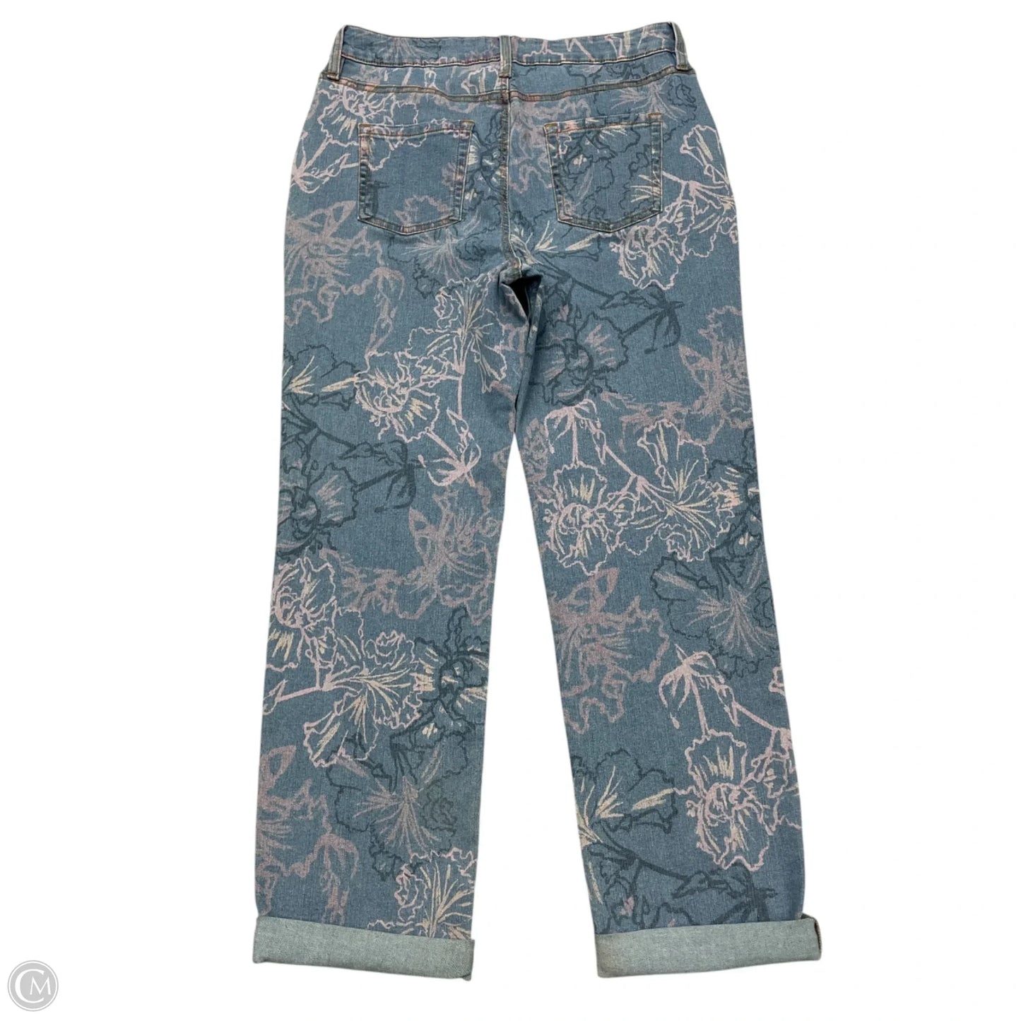 Jeans Straight By Style And Company In Blue Denim, Size: 12