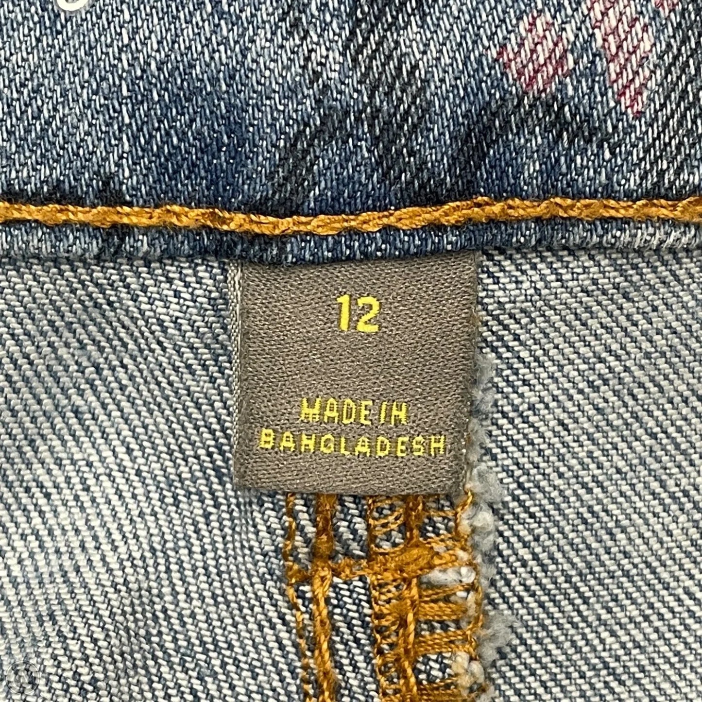 Jeans Straight By Style And Company In Blue Denim, Size: 12
