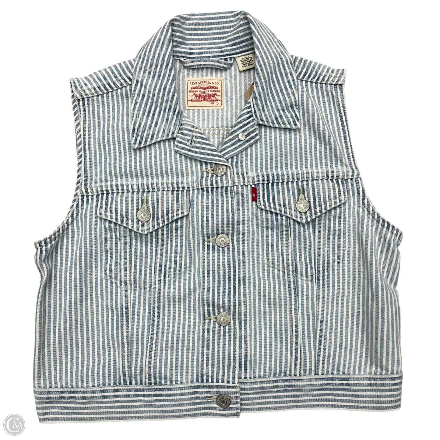 Vest Other By Levis In Striped Pattern, Size: S