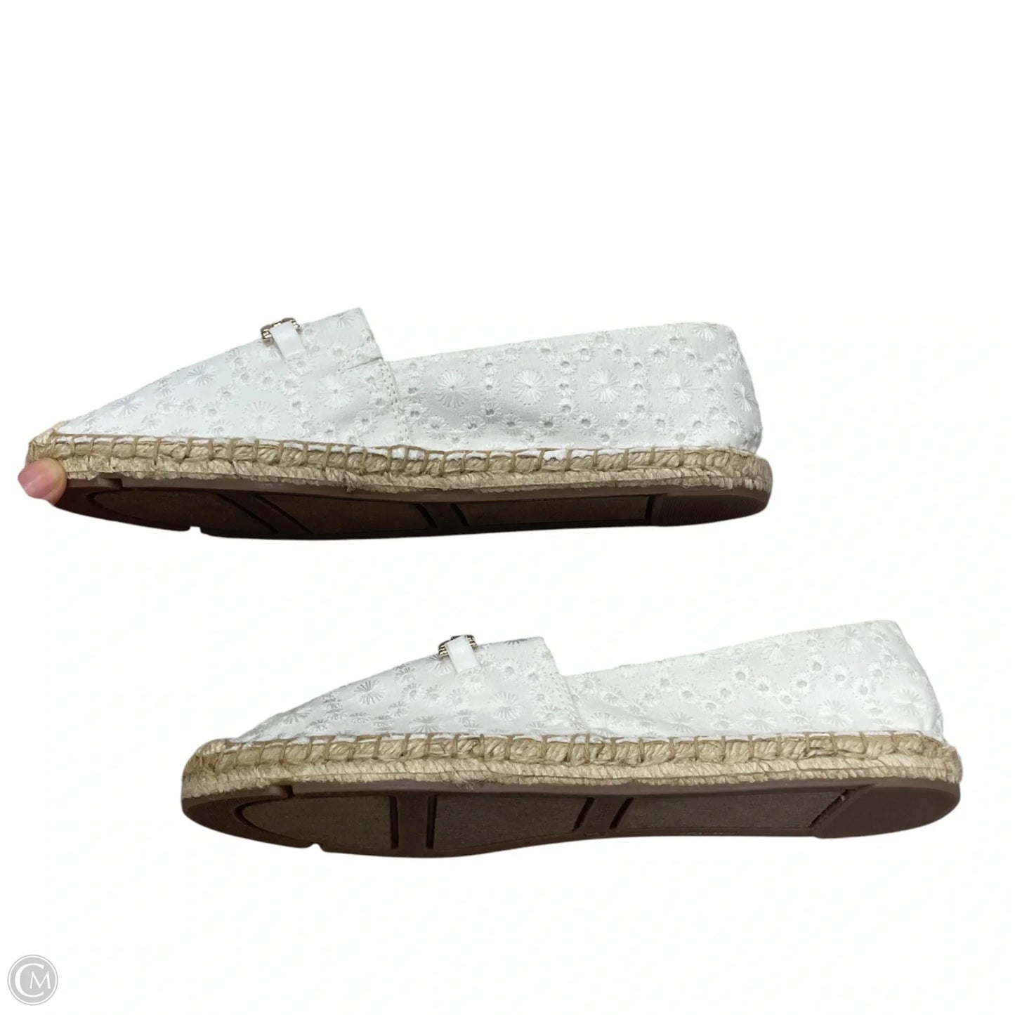 Shoes Flats By Talbots In White, Size: 8.5