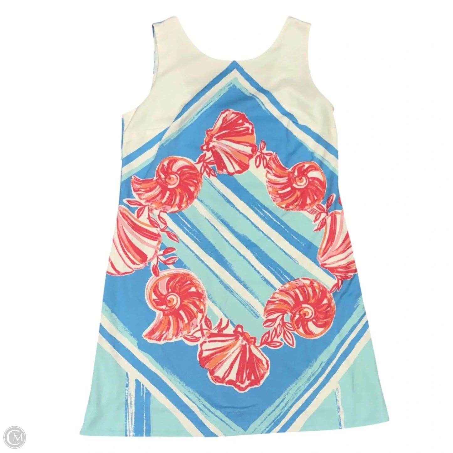 Dress Designer By Lilly Pulitzer In Blue & White, Size: 0